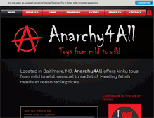 Tablet Screenshot of anarchy4all.com